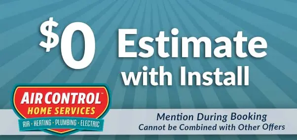 $0 estimate with install