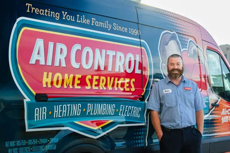 technician and truck